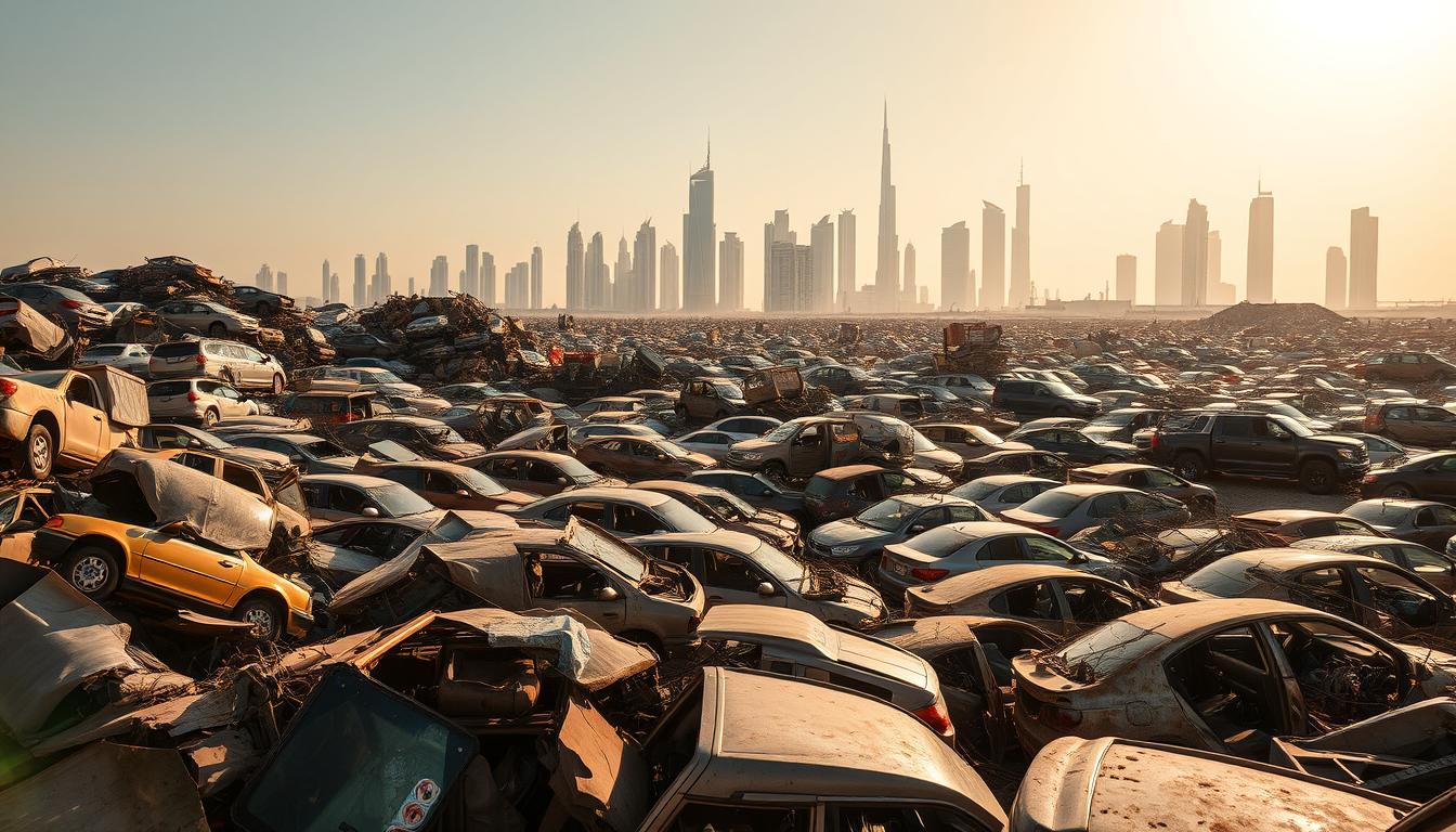 What happens to old cars in Dubai?
