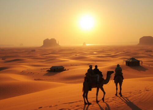 What is included in the desert safari package?