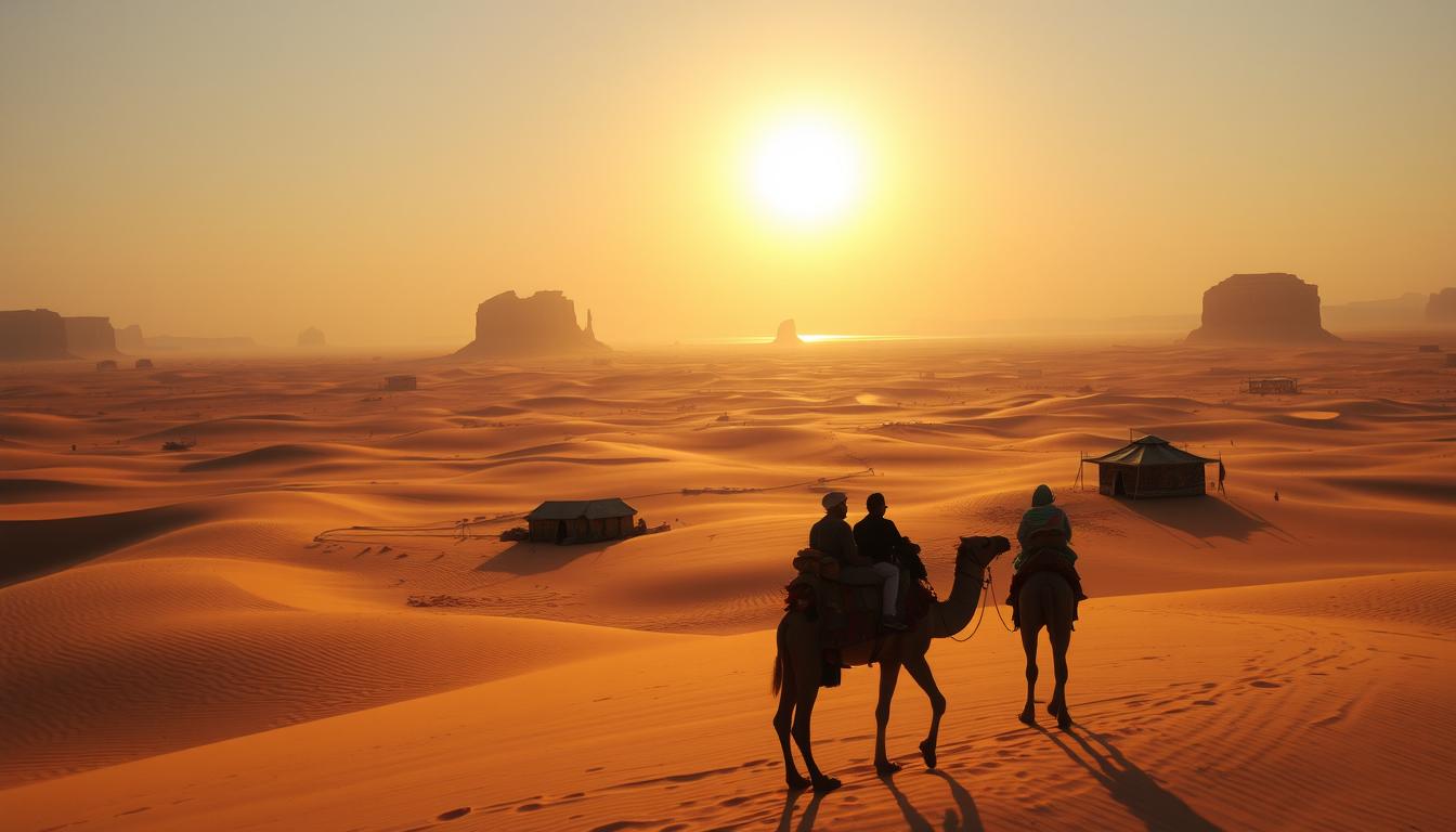 What is included in the desert safari package?