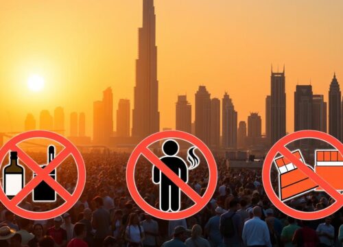 What is not allowed in Dubai as a tourist?