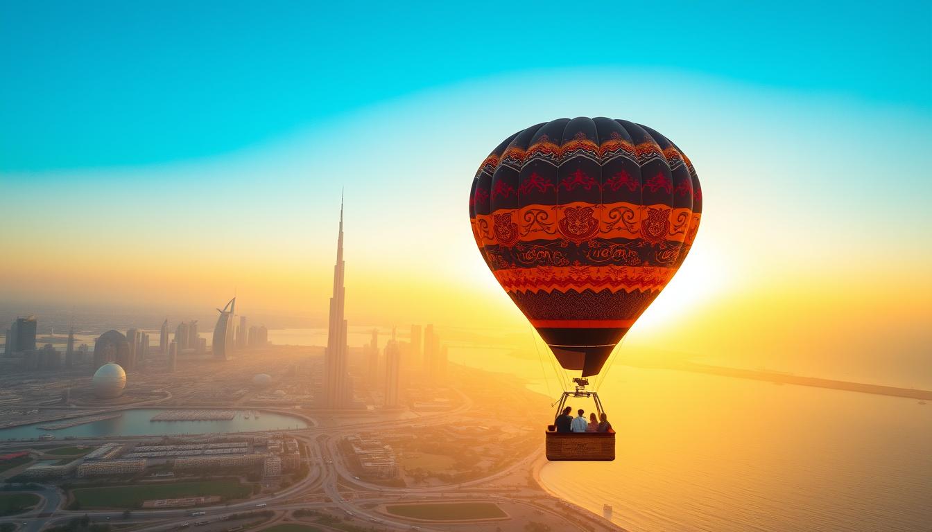 What is the best time for hot air balloon in Dubai?