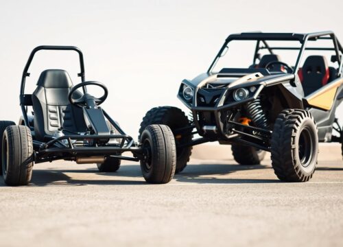 What is the difference between a go kart and a dune buggy?