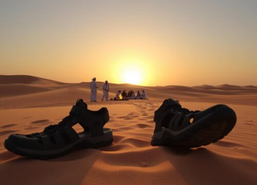 What shoes to wear in Dubai desert safari?