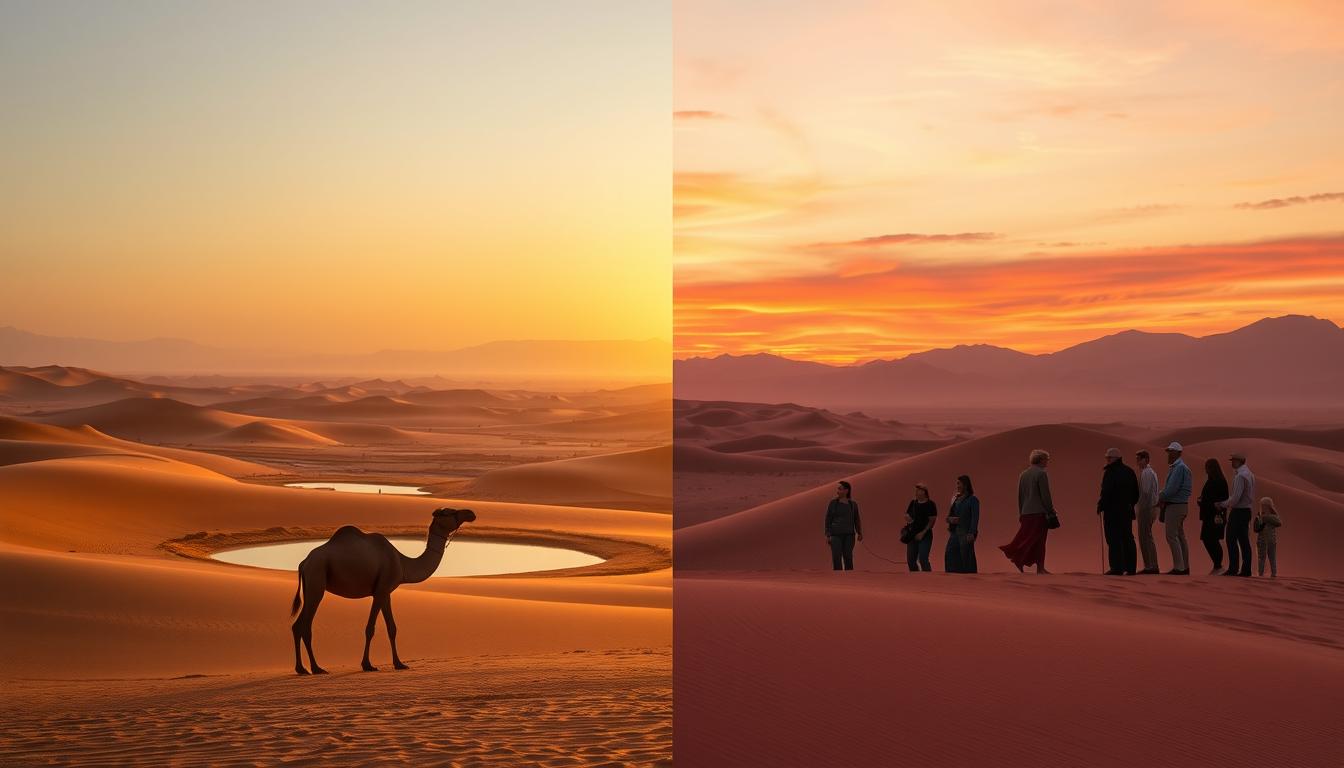 Which is better morning or evening desert safari?