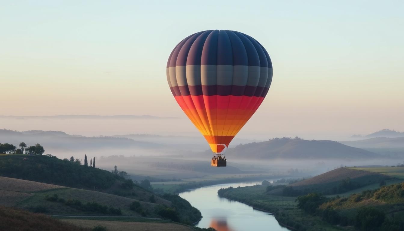 Why do hot air balloons only fly in the morning?