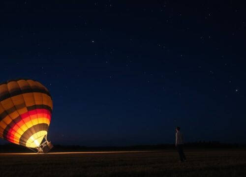 Why don t hot air balloons fly at night?
