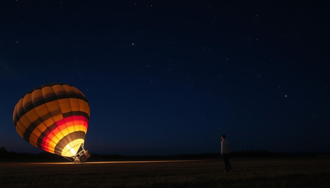 Why don t hot air balloons fly at night?