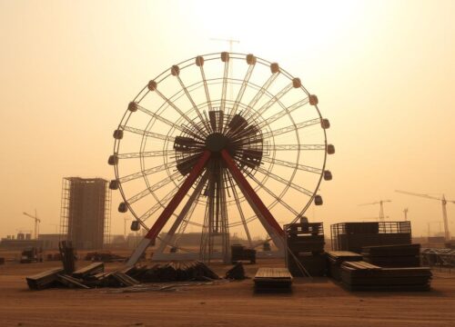 Why is the Dubai Eye still closed?