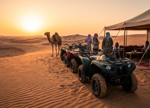 Quad Biking Dubai Guided Tour Versus Camel Trekking