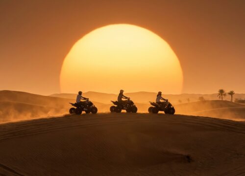 Do 3 beginners really need an AED 500 Quad Bike Dubai lesson